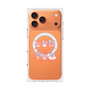 プレミアムスクエアケース with MagSafe［ もくもくちゃん - リボン ］