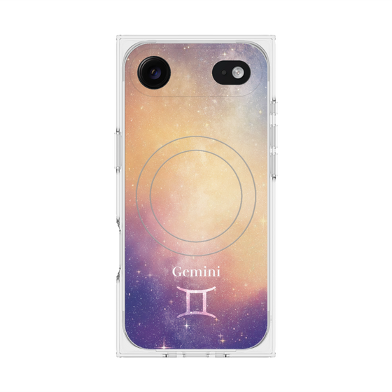 プレミアムスクエアケース with MagSafe［ STARRY SIGNS - オリジナル - Gemini ］