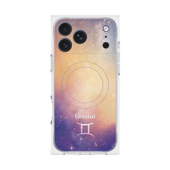 プレミアムスクエアケース with MagSafe［ STARRY SIGNS - オリジナル - Gemini ］
