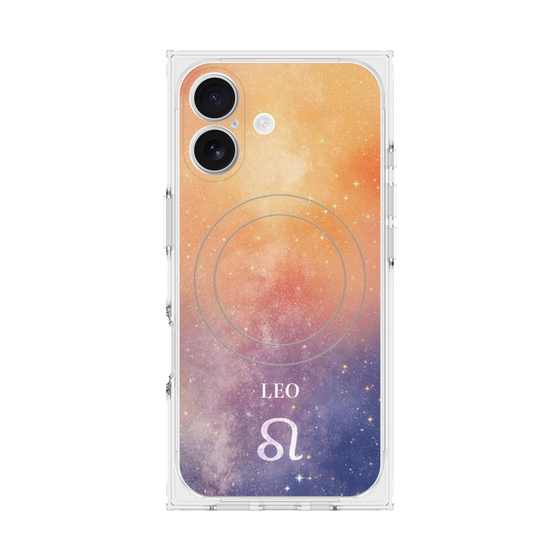 プレミアムスクエアケース with MagSafe［ STARRY SIGNS - オリジナル - Leo ］