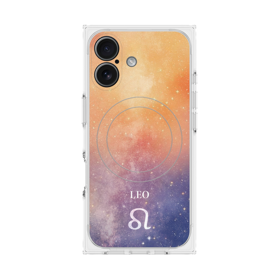 プレミアムスクエアケース with MagSafe［ STARRY SIGNS - オリジナル - Leo ］