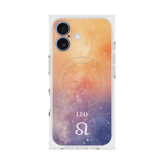 プレミアムスクエアケース with MagSafe［ STARRY SIGNS - オリジナル - Leo ］