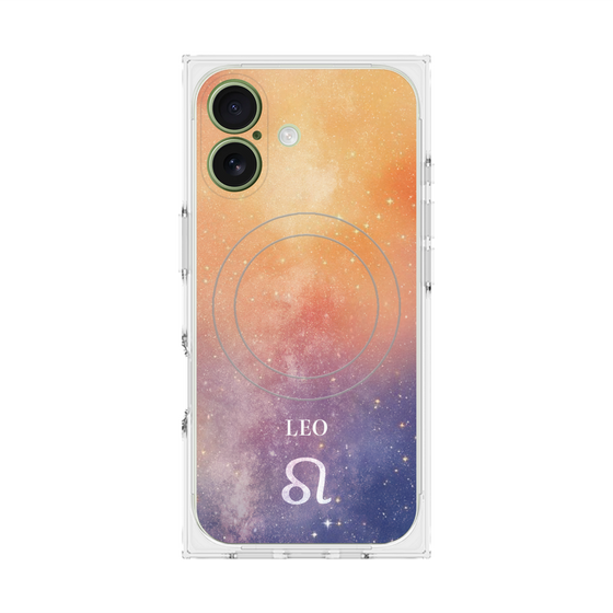 プレミアムスクエアケース with MagSafe［ STARRY SIGNS - オリジナル - Leo ］