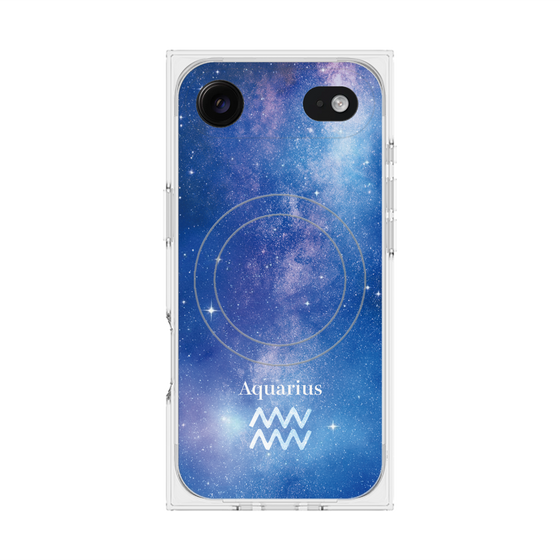 プレミアムスクエアケース with MagSafe［ STARRY SIGNS - オリジナル - Aquarius ］