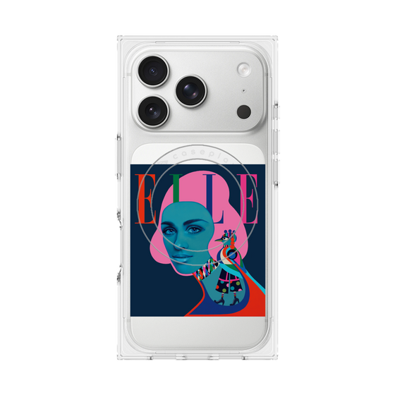 プレミアムスクエアケース with MagSafe［ ELLE - 80 YEARS - RAMONA NORDAL ］