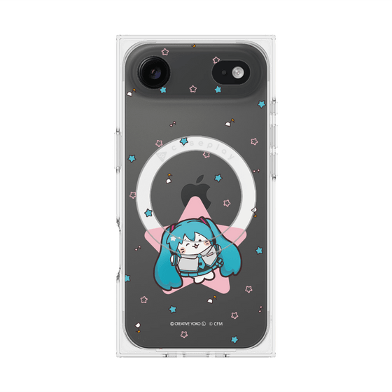 プレミアムスクエアケース with MagSafe［ しろたん×初音ミク - 初音ミク - しろたん変身 ］