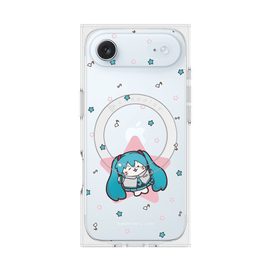 プレミアムスクエアケース with MagSafe［ しろたん×初音ミク - 初音ミク - しろたん変身 ］