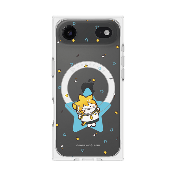 プレミアムスクエアケース with MagSafe［ しろたん×初音ミク - 鏡音レン - しろたん変身 ］
