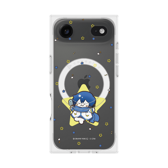プレミアムスクエアケース with MagSafe［ しろたん×初音ミク - KAITO - しろたん変身 ］
