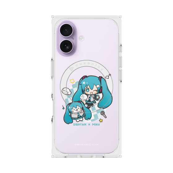 プレミアムスクエアケース with MagSafe［ しろたん×初音ミク - しろたん×初音ミク ］