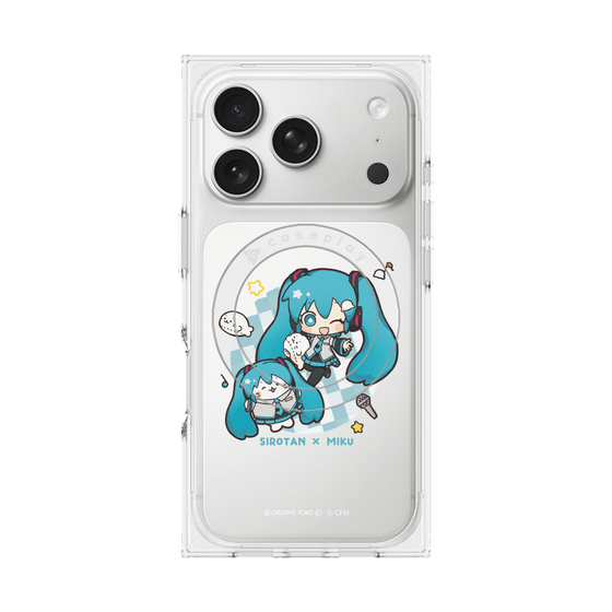 プレミアムスクエアケース with MagSafe［ しろたん×初音ミク - しろたん×初音ミク ］