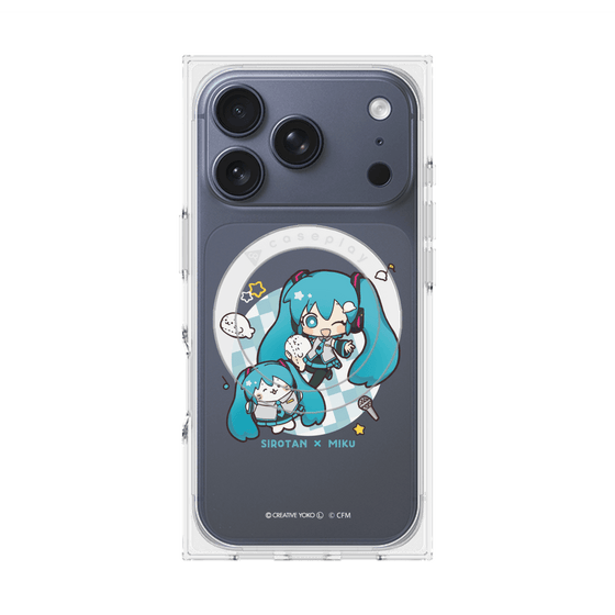 プレミアムスクエアケース with MagSafe［ しろたん×初音ミク - しろたん×初音ミク ］