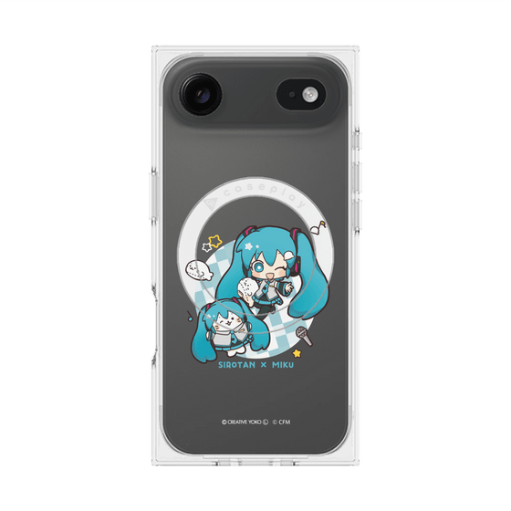 プレミアムスクエアケース with MagSafe［ しろたん×初音ミク - しろたん×初音ミク ］