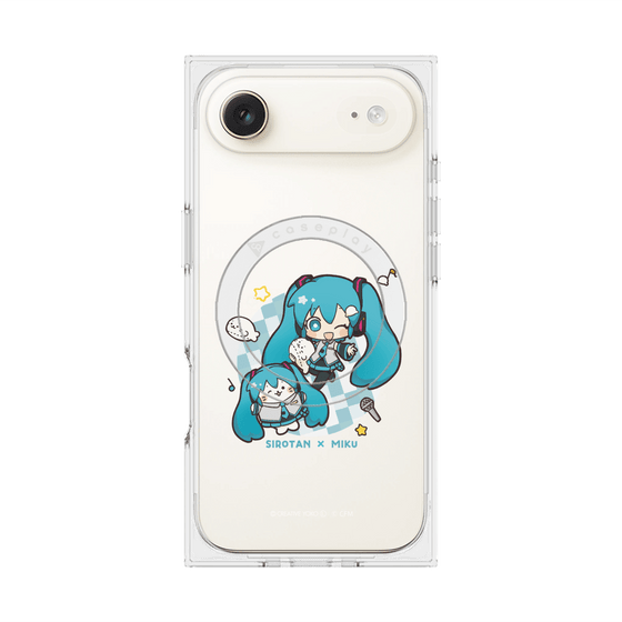 プレミアムスクエアケース with MagSafe［ しろたん×初音ミク - しろたん×初音ミク ］