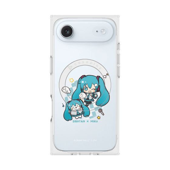 プレミアムスクエアケース with MagSafe［ しろたん×初音ミク - しろたん×初音ミク ］