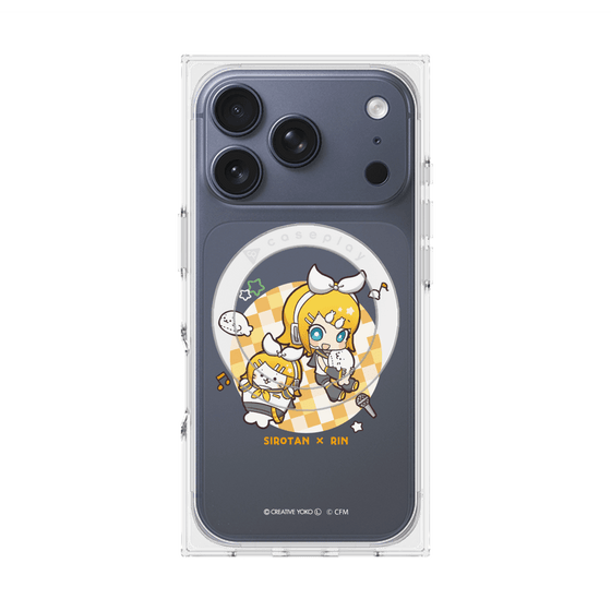 プレミアムスクエアケース with MagSafe［ しろたん×初音ミク - しろたん×鏡音リン ］