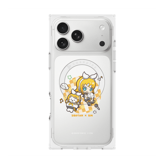 プレミアムスクエアケース with MagSafe［ しろたん×初音ミク - しろたん×鏡音リン ］