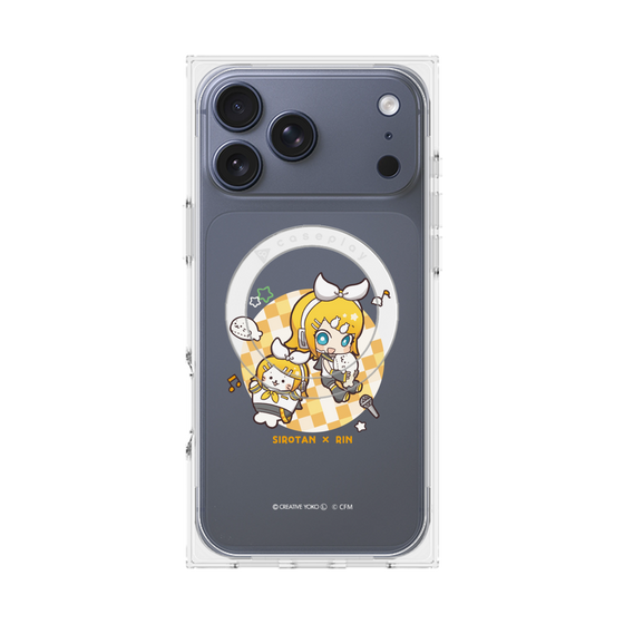 プレミアムスクエアケース with MagSafe［ しろたん×初音ミク - しろたん×鏡音リン ］