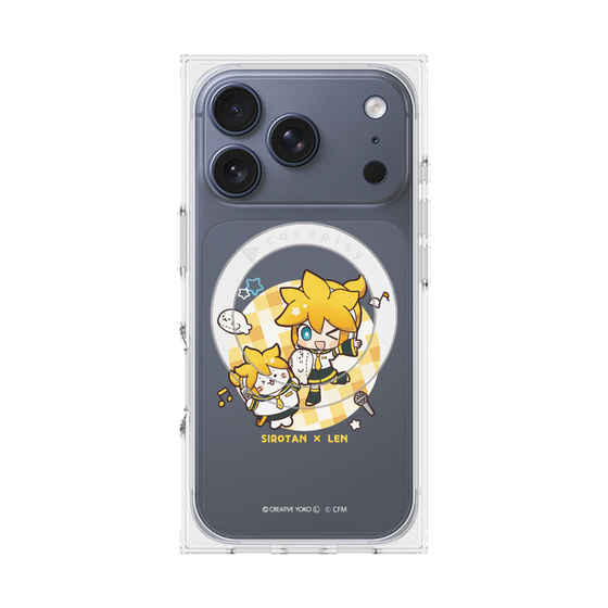 プレミアムスクエアケース with MagSafe［ しろたん×初音ミク - しろたん×鏡音レン ］