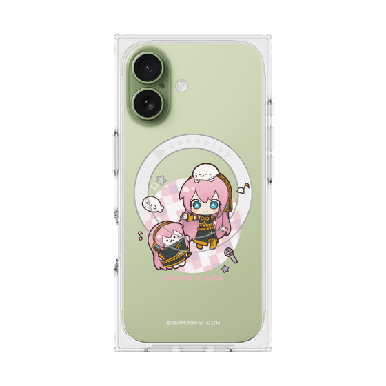 プレミアムスクエアケース with MagSafe［ しろたん×初音ミク - しろたん×巡音ルカ ］