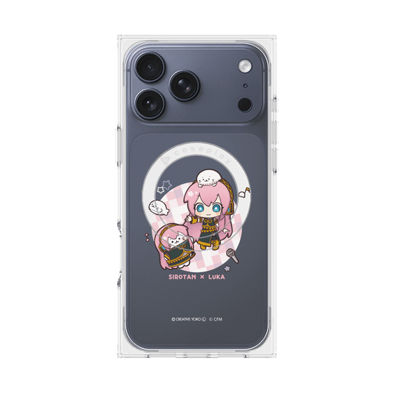 プレミアムスクエアケース with MagSafe［ しろたん×初音ミク - しろたん×巡音ルカ ］