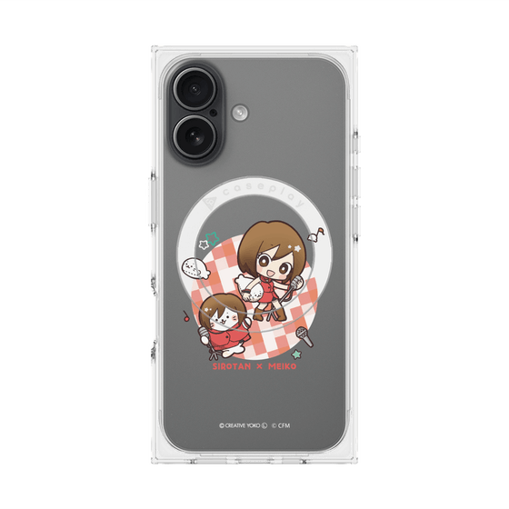 プレミアムスクエアケース with MagSafe［ しろたん×初音ミク - しろたん×MEIKO ］