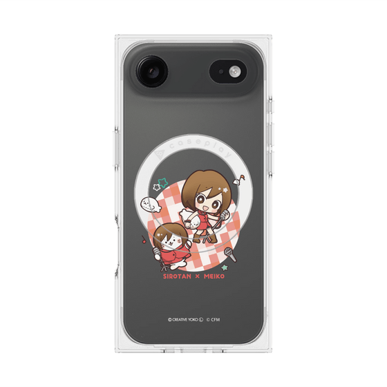 プレミアムスクエアケース with MagSafe［ しろたん×初音ミク - しろたん×MEIKO ］