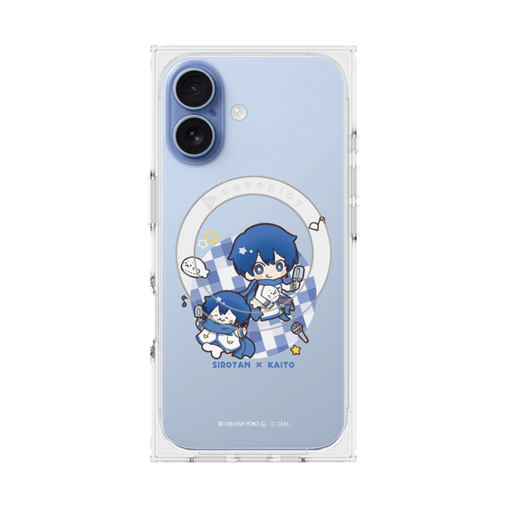 プレミアムスクエアケース with MagSafe［ しろたん×初音ミク - しろたん×KAITO ］