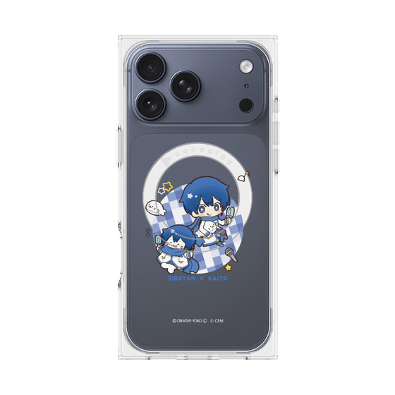 プレミアムスクエアケース with MagSafe［ しろたん×初音ミク - しろたん×KAITO ］