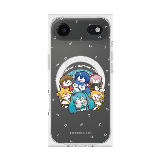 プレミアムスクエアケース with MagSafe［ しろたん×初音ミク - 全員集合 - しろたん変身 ］