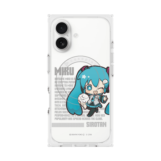 プレミアムスクエアケース with MagSafe［ しろたん×初音ミク - 初音ミク - デジタルコード ］
