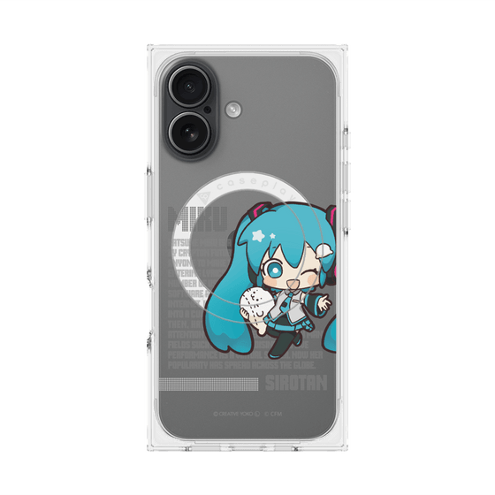 プレミアムスクエアケース with MagSafe［ しろたん×初音ミク - 初音ミク - デジタルコード ］