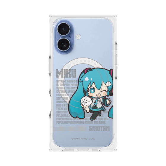 プレミアムスクエアケース with MagSafe［ しろたん×初音ミク - 初音ミク - デジタルコード ］