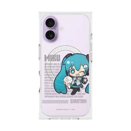 プレミアムスクエアケース with MagSafe［ しろたん×初音ミク - 初音ミク - デジタルコード ］
