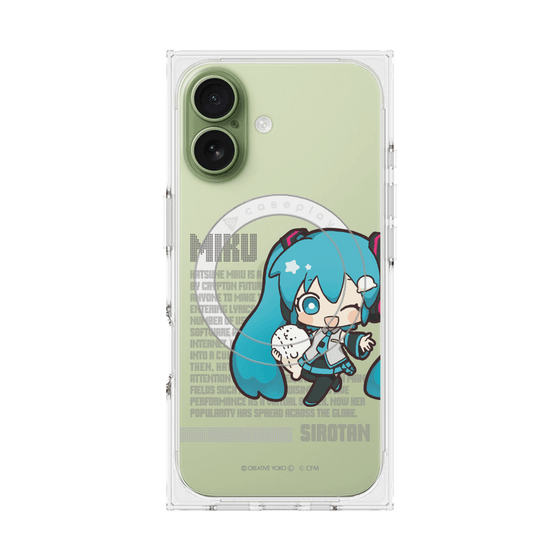 プレミアムスクエアケース with MagSafe［ しろたん×初音ミク - 初音ミク - デジタルコード ］