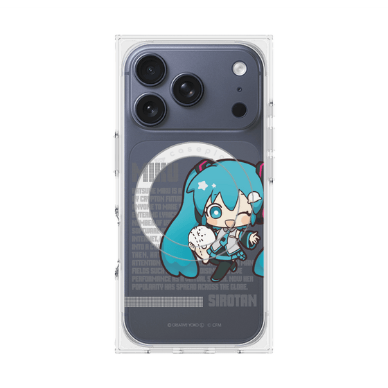 プレミアムスクエアケース with MagSafe［ しろたん×初音ミク - 初音ミク - デジタルコード ］