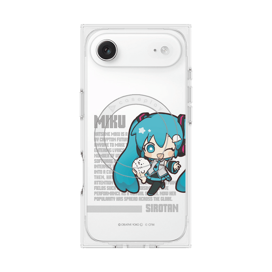 プレミアムスクエアケース with MagSafe［ しろたん×初音ミク - 初音ミク - デジタルコード ］