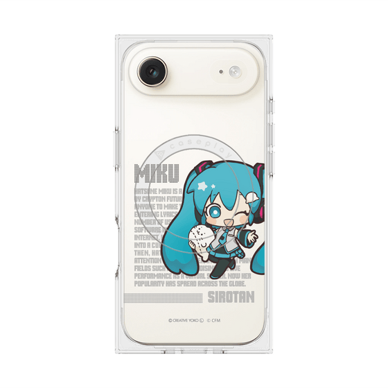 プレミアムスクエアケース with MagSafe［ しろたん×初音ミク - 初音ミク - デジタルコード ］