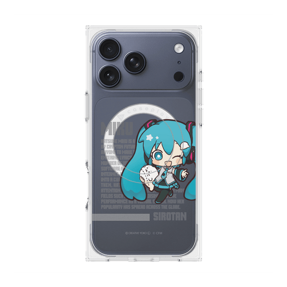 プレミアムスクエアケース with MagSafe［ しろたん×初音ミク - 初音ミク - デジタルコード ］
