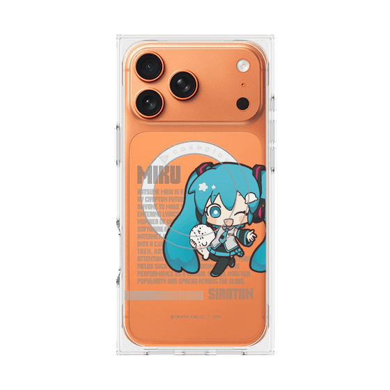 プレミアムスクエアケース with MagSafe［ しろたん×初音ミク - 初音ミク - デジタルコード ］