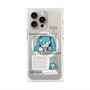 プレミアムスクエアケース with MagSafe［ しろたん×初音ミク - 初音ミク - インフォグラフィック ］