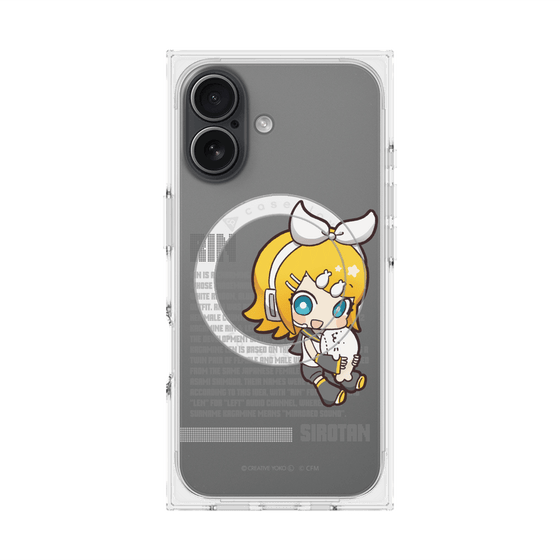プレミアムスクエアケース with MagSafe［ しろたん×初音ミク - 鏡音リン - デジタルコード ］