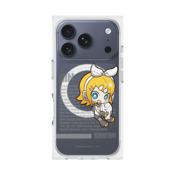 プレミアムスクエアケース with MagSafe［ しろたん×初音ミク - 鏡音リン - デジタルコード ］