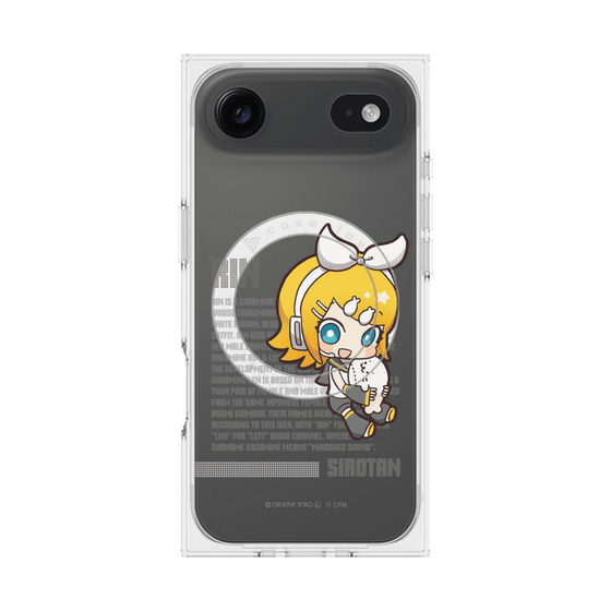 プレミアムスクエアケース with MagSafe［ しろたん×初音ミク - 鏡音リン - デジタルコード ］