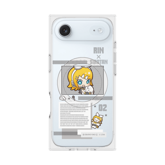 プレミアムスクエアケース with MagSafe［ しろたん×初音ミク - 鏡音リン - インフォグラフィック ］