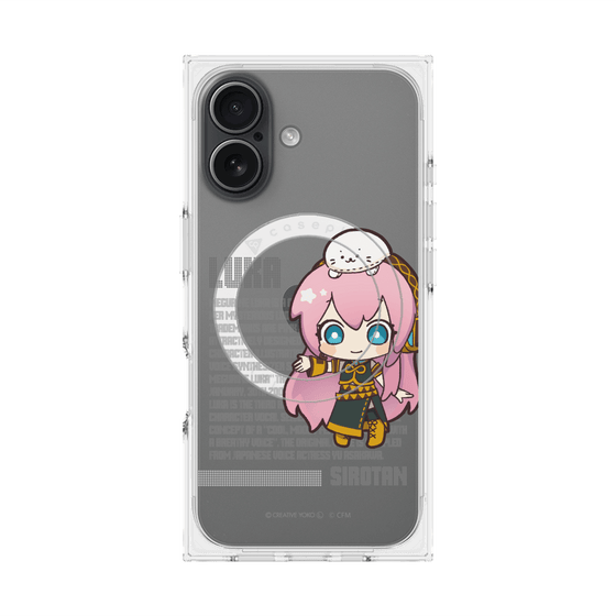 プレミアムスクエアケース with MagSafe［ しろたん×初音ミク - 巡音ルカ - デジタルコード ］