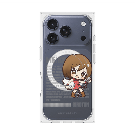 プレミアムスクエアケース with MagSafe［ しろたん×初音ミク - MEIKO - デジタルコード ］