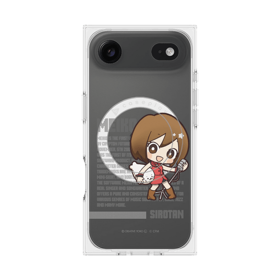 プレミアムスクエアケース with MagSafe［ しろたん×初音ミク - MEIKO - デジタルコード ］