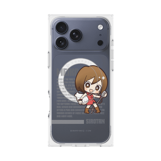 プレミアムスクエアケース with MagSafe［ しろたん×初音ミク - MEIKO - デジタルコード ］