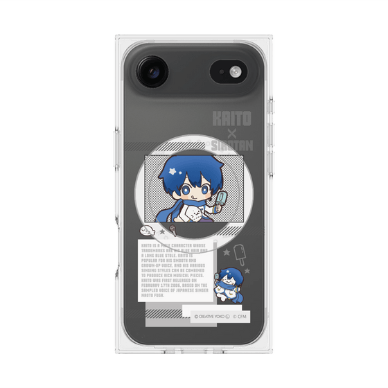 プレミアムスクエアケース with MagSafe［ しろたん×初音ミク - KAITO - インフォグラフィック ］